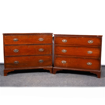 Lot 433 - Victorian mahogany chest of drawers, ...