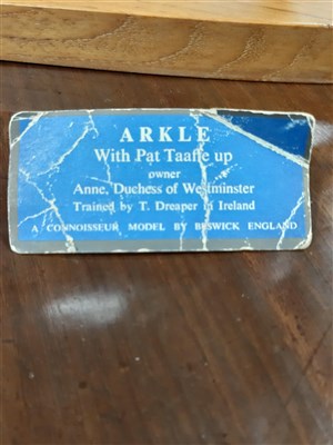 Lot 10 - Beswick, Arkle with Pat Taffee Up, a Connoisseur model