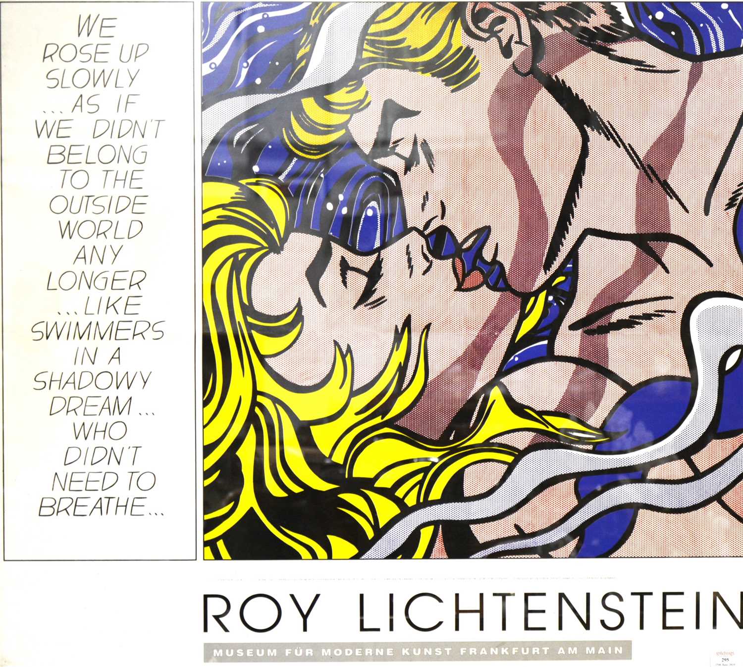 Lot 295 - Museum fur Moderne Kunst Frankfurt/ Roy Lichtenstein, We Rose Up Slowly