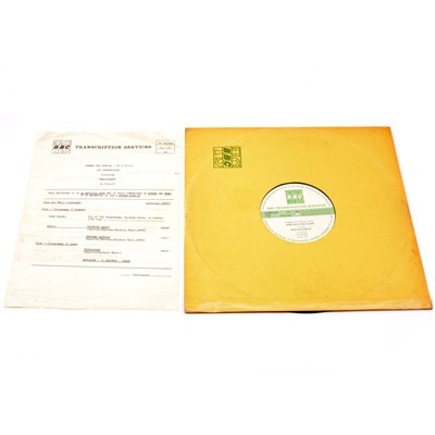 Lot 56 - Renaissance - BBC Transcription Services vinyl record, Live In Concert At The Hippodrome, Golders Green 1975