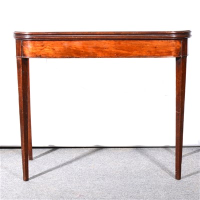 Lot 372 - A George IV mahogany tea table