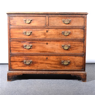 Lot 401 - George IV mahogany chest of drawers