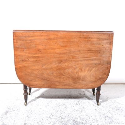 Lot 331 - George IV mahogany drop leaf table