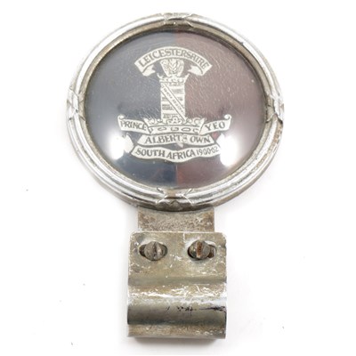 Lot 201 - Leicestershire Yeomanry interest; car mascot, c1920s.