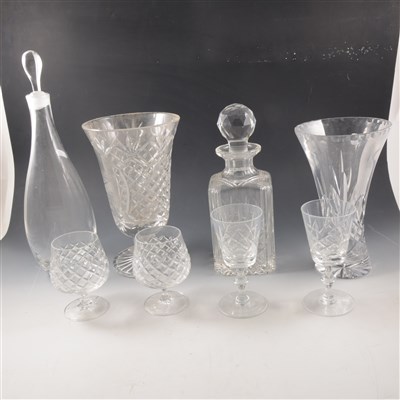 Lot 39 - Cut and moulded glassware