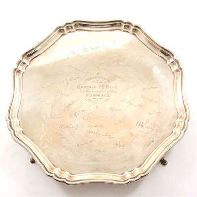 Lot 326 - Silver tray