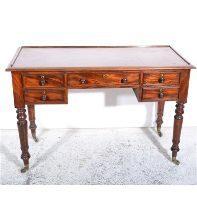 Lot 326 - A Victorian mahogany dressing table, ...