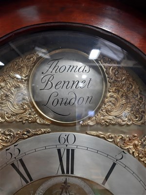 Lot 623 - Thomas Bennet, London, George III mahogany longcase clock