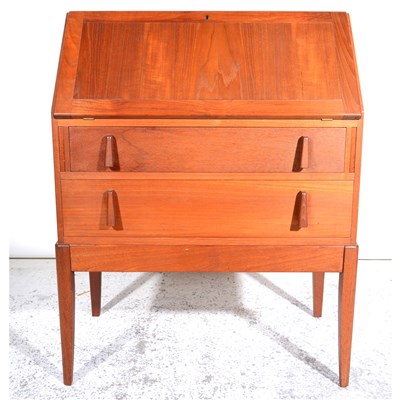 Lot 334 - A pair of teak side cabinets, ...