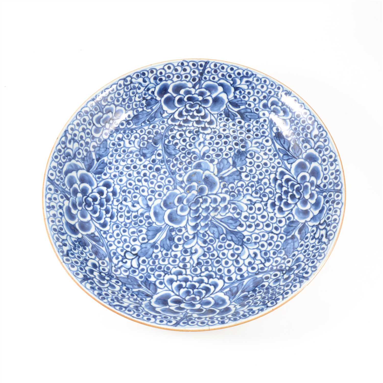 Lot 9 - Chinese blue and white charger