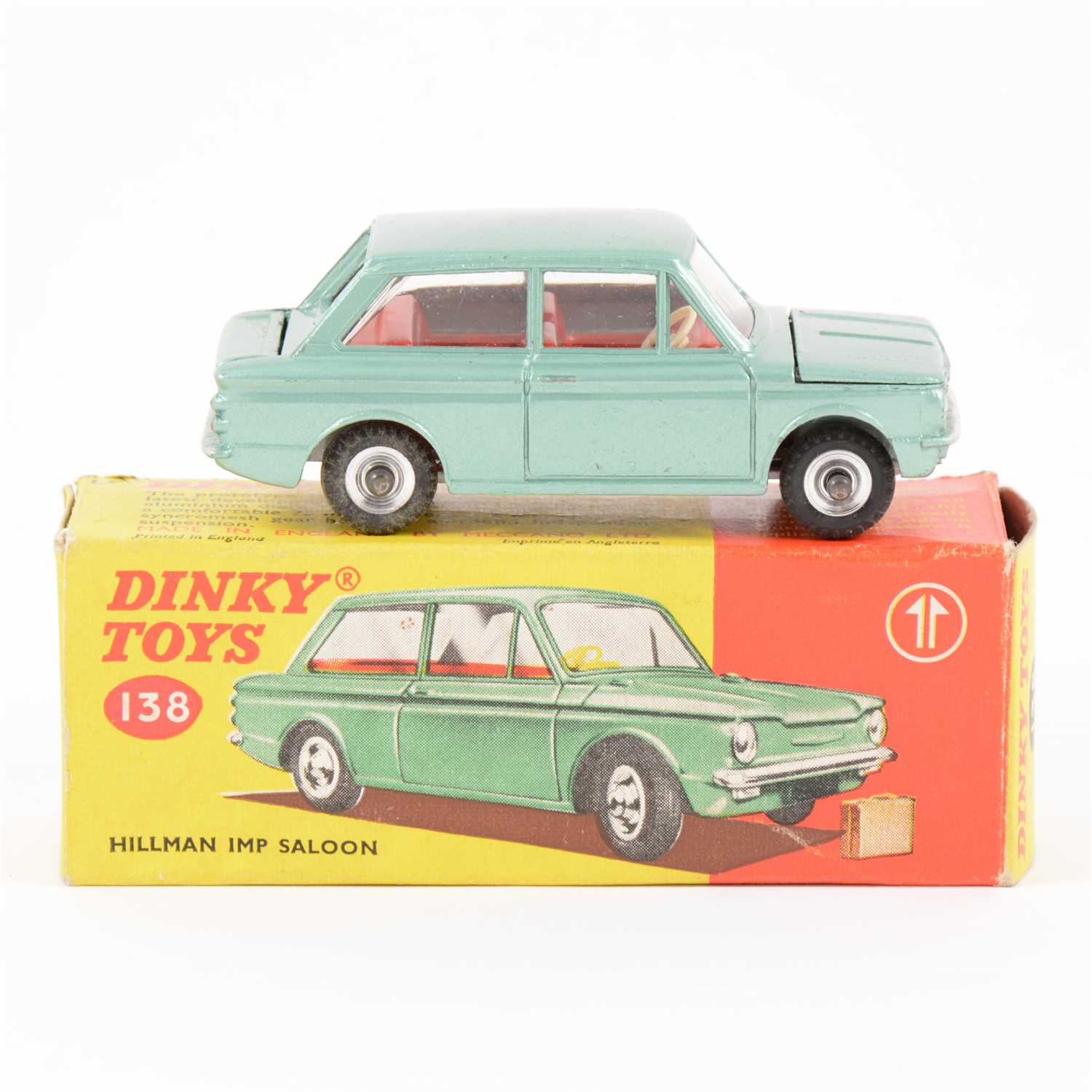 Vintage - Hillman Imp Saloon - Dinky Toys 138 - Made IN Angleterre 1963 Vintage - Hillman Imp Saloon - Dinky Toys 138 - Made IN Angleterre 1963