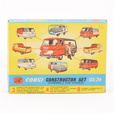 Lot 174 - Corgi Toys; Gift set no.24, Constructor Set Commer 3/4 ton chassis