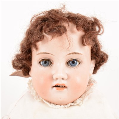 Lot 360 - Armand Marseille bisque head doll, stamped DEP 390