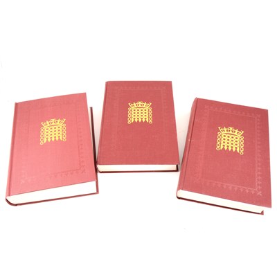 Lot 141 - Hansard bound volumes 1996-2004, volumes 577-655