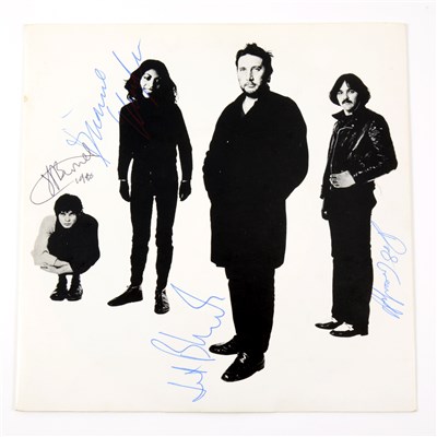 Lot 445 - The Stranglers; Twenty Four 7" single vinyl records, including Walk on By / Old Codger bearing all four member signatures on the cover.