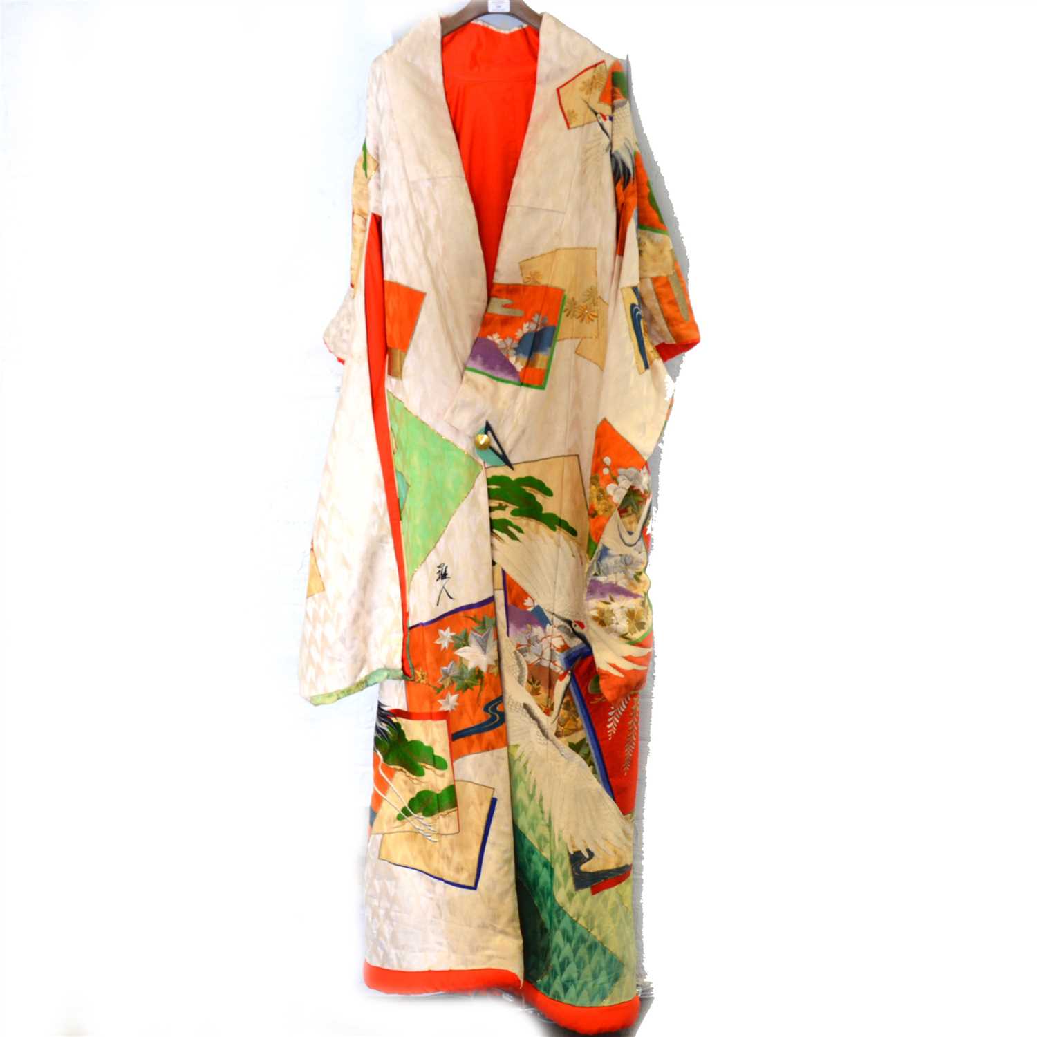 Lot 200 - A Japanese wedding kimono