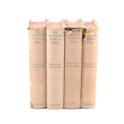 Lot 142 - Winston S. Churchill, The Second World War, in six vols, Cassell & Co., ...