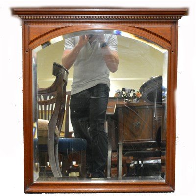 Lot 424 - A Victorian mahogany dressing table mirror