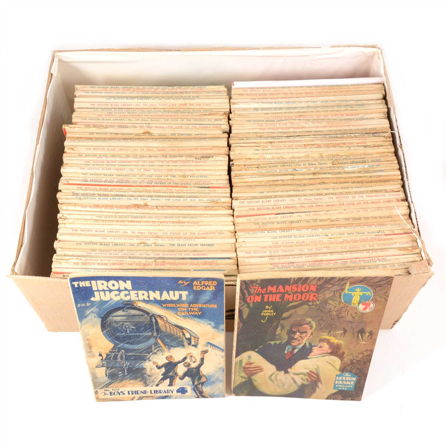 Lot 334 Sexton Blake Library; a large collection of