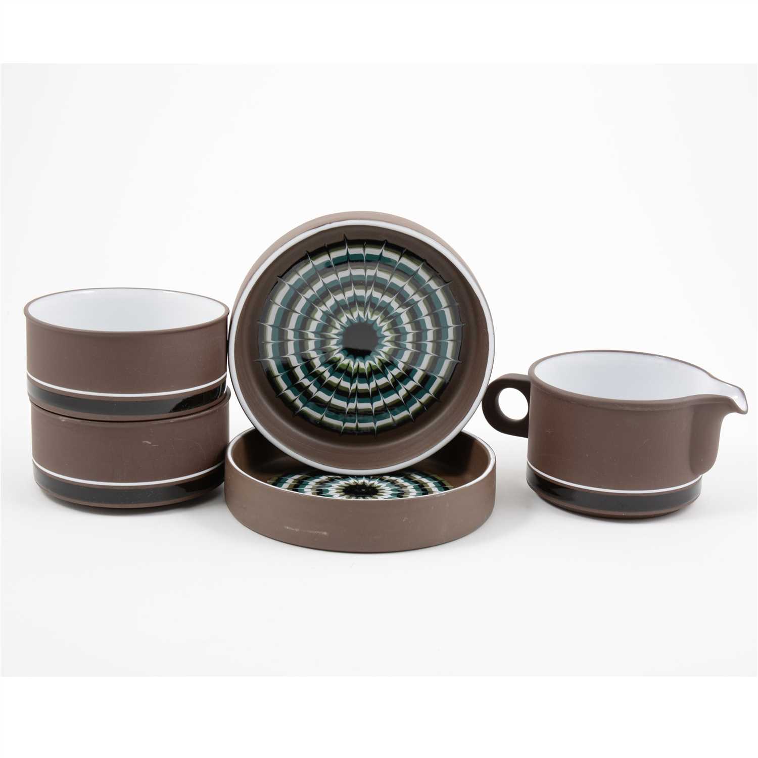 Lot 40 - Hornsea stoneware dinner and tea service, Muramic design
