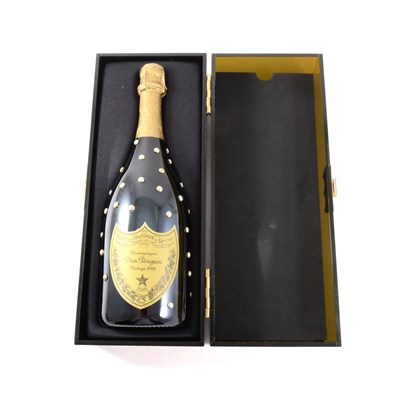 Lot 552 - Dom Pérignon, 1998 vintage champagne, "A Bottle Named Desire", a Karl Lagerfeld limited edition.