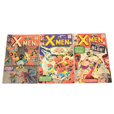 Lot 307 - X-men comics; numbers no.7, 15, 20, published by Marvel.