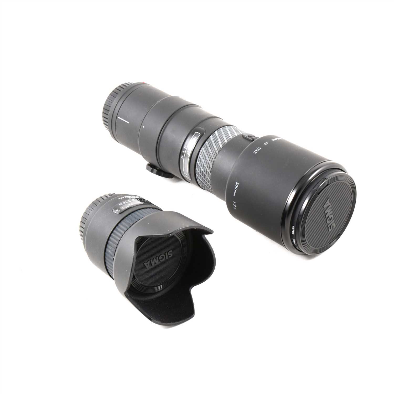 Lot 97 Two Sigma Camera Lenses 500mm And 28mm Lot 97 two sigma camera lenses 500mm and 28mm