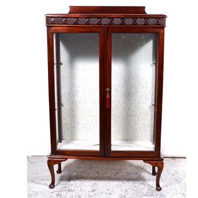 Lot 308 - A mahogany china cabinet, ...