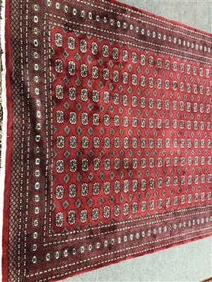 Lot 590 - Tekke carpet with deep borders