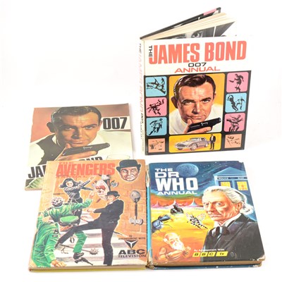 Lot 324 - The James Bond 007 Annual 1965 and others, (4).