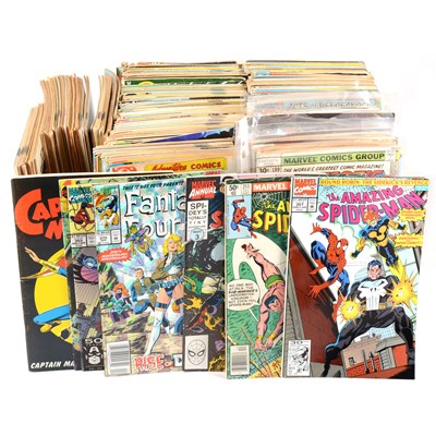 Lot 310 - Large quantity of Bronze age and later comics; DC, Marvel and others, approximately 338.
