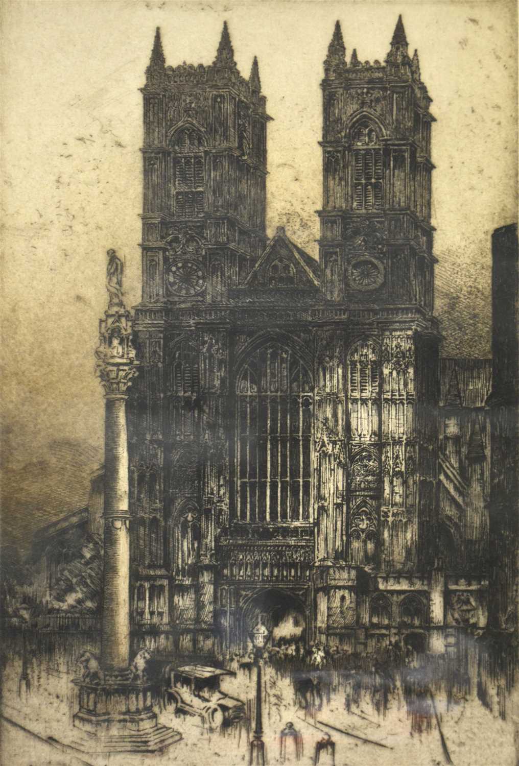 Lot 291 - Continental School, Gothic Cathedral