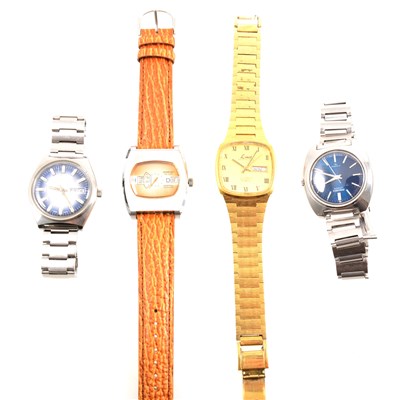 Lot 233 - Four gentleman's wrist watches - Limit, Ramino, Swiss Emperor and Seiko