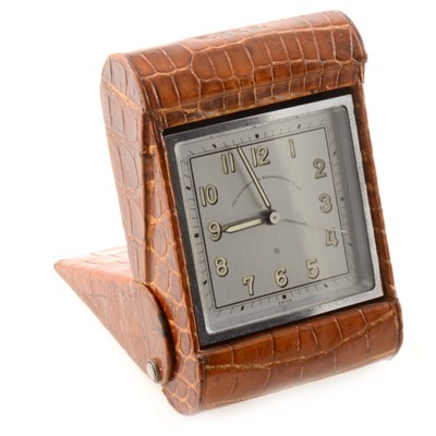 Lot 285 - The Goldsmiths & Silversmiths Co Ltd. travel alarm clock