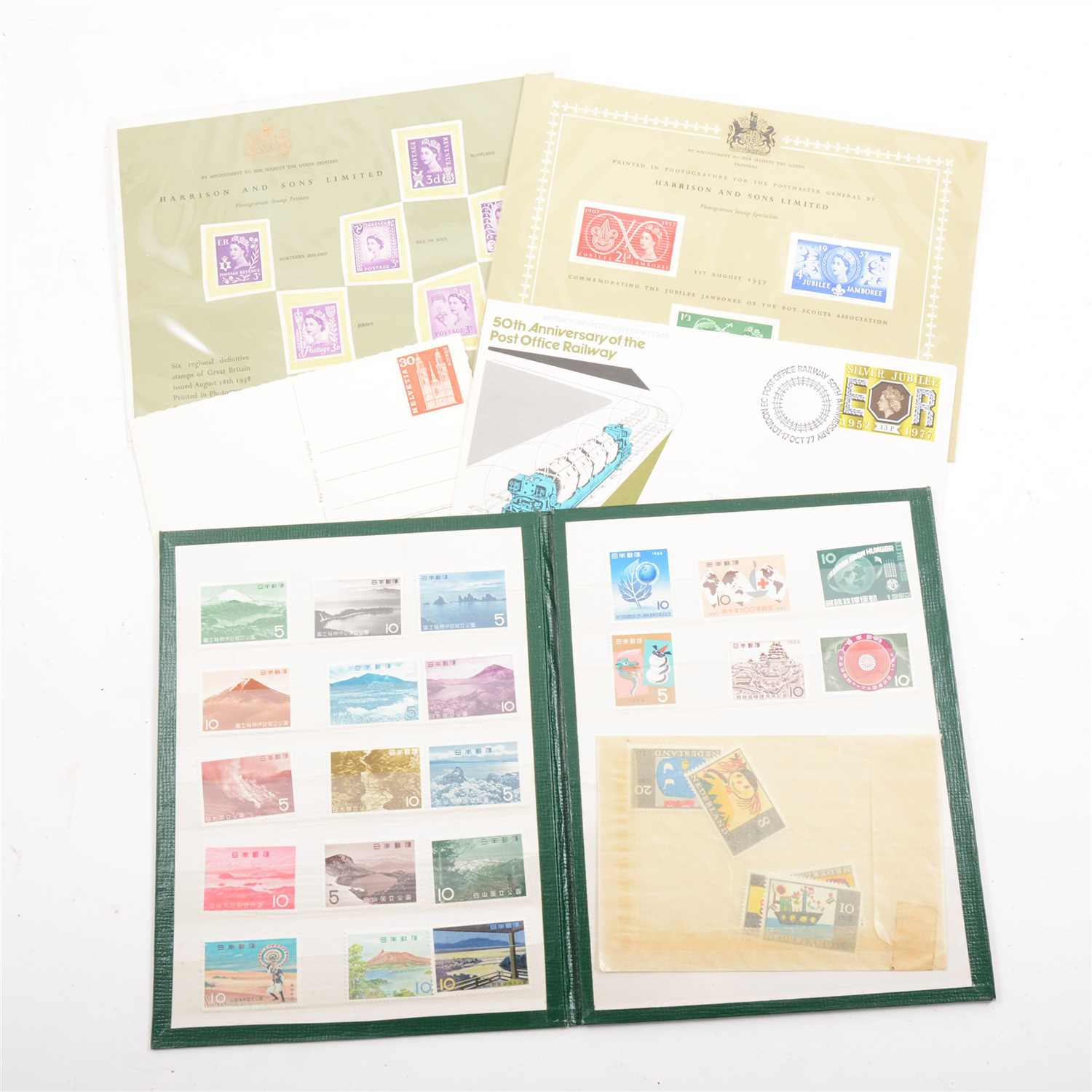 Lot 188 - A collection of foreign postage stamps circa 1950-1965, given by visitors from abroad to POHQ