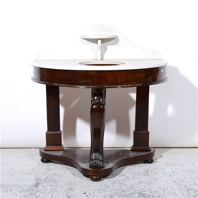 Lot 406 - Victorian mahogany 'Duchess' washstand