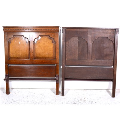 Lot 510 - Continental oak and elm-faced chest of drawers