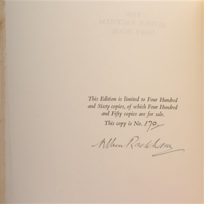 Lot 352 - Arthur Rackham (illust.), The Arthur Rackham Fairy Book