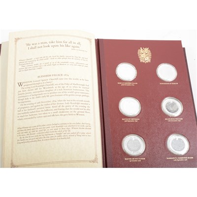Lot 193 - The Churchill Centenary Medal Collection, limited edition sterling silver proof