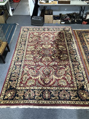 Lot 400 - Large Persian carpet, deep pile