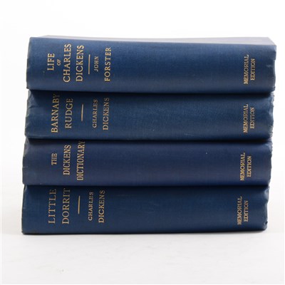 Lot 196 - Charles Dickens, The Works, memorial edition, Chapman & Ball, London; and The Select Songs of Scotland, William Hamilton, Glasgow.