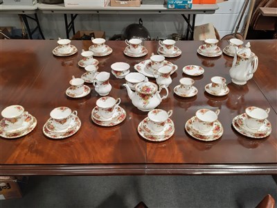Lot 45 - Collection of Royal Albert Old Country Roses pattern tea and coffee ware