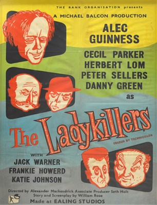 Lot 618 - An original film poster for The Ladykillers, 1955