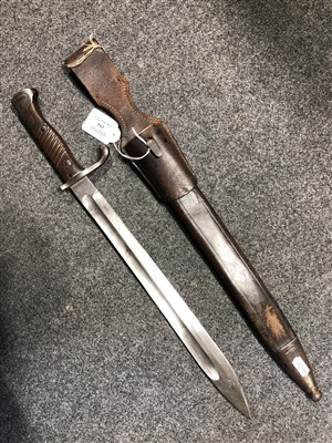 Lot 154 - A German bayonet, early 20th Century, stamped Erfurt