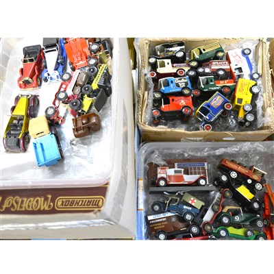 Lot 267 - Four boxes of modern Matchbox Toys Models of Yesteryear models