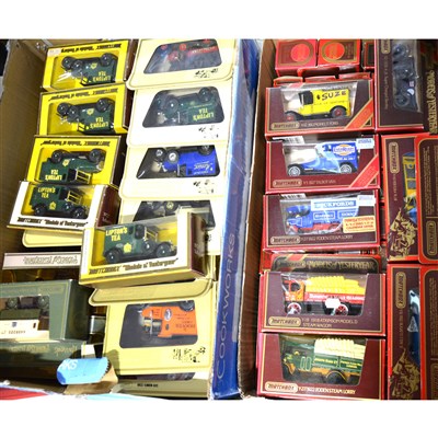 Lot 267 - Four boxes of modern Matchbox Toys Models of Yesteryear models