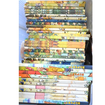 Lot 329 - Children's comic annuals and books; three boxes, including Rupert