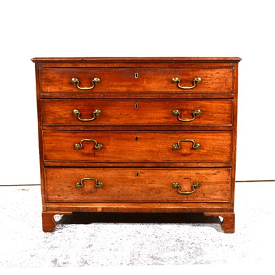 Lot 309 - George III mahogany chest of drawers