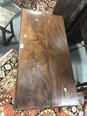 Lot 345 - Georgian mahogany card table