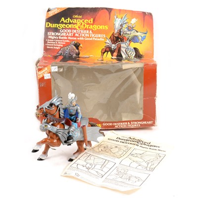 Lot 297 - Advanced Dungeon & Dragons action figure; Mighty Battle horse and Good Paladin, boxed.